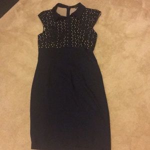 Ann Taylor Navy Blue Dress